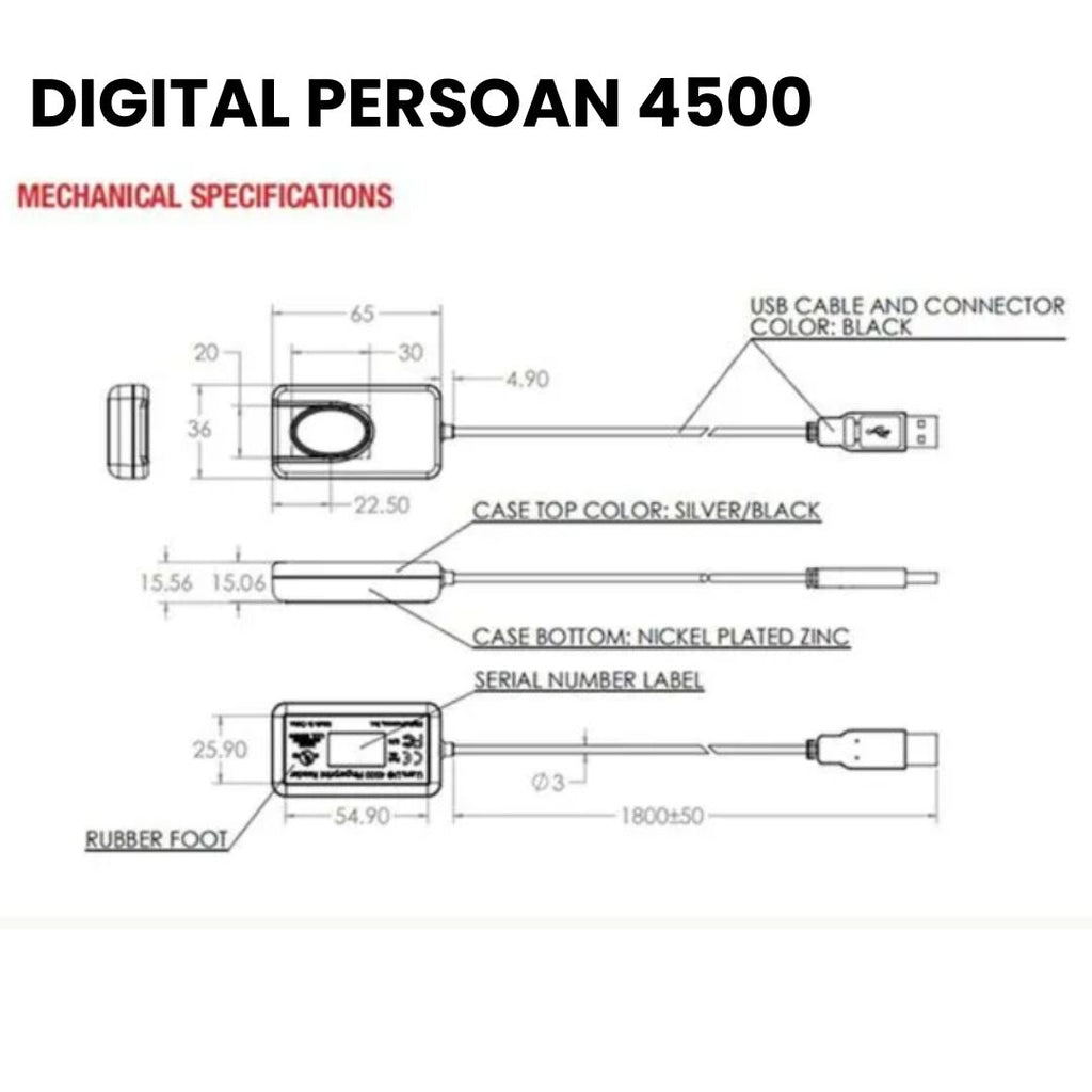 Digital Persona 4500 | Biometric scanner