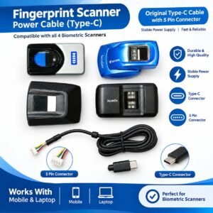 Type-C to 5-Pin Power Cable for Fingerprint Scanners – view 1