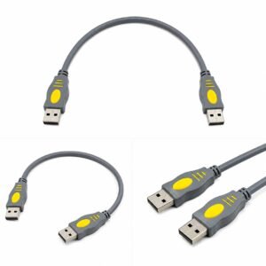 USB-A Male to Male Cable (1 ft) – view 1